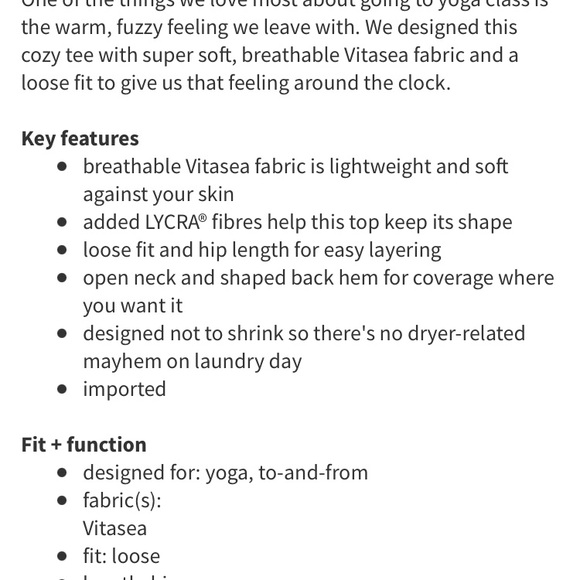 Lululemon Dhyana short sleeve size 8 - Picture 8 of 8